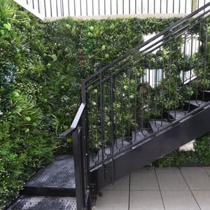 VistaFolia Virtical Garden Green Wall Design on Staircase (4)